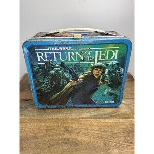 Vintage 1983 Star Wars Return of the Jedi Metal Lunch Box (no thermos)
